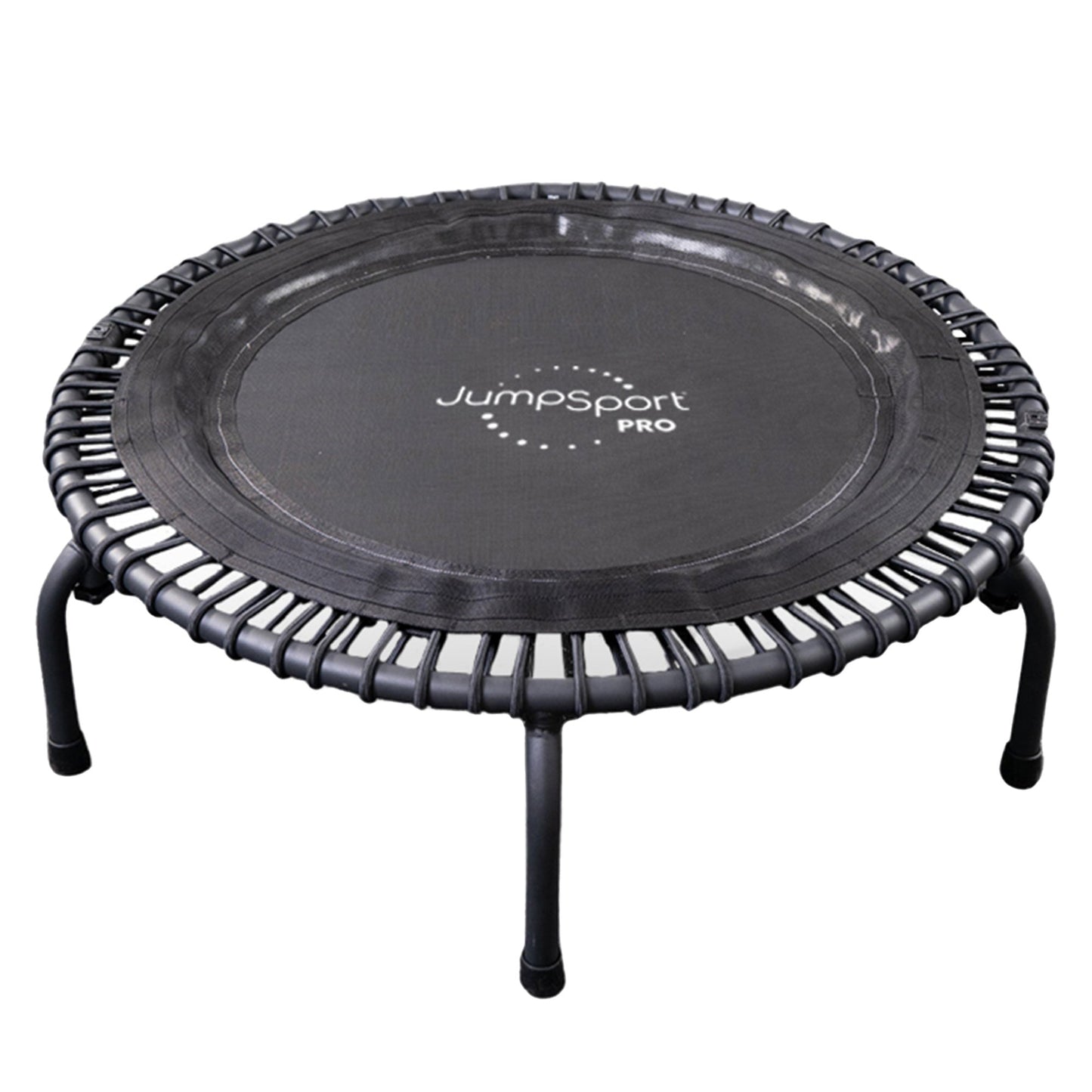 Disc-O-Bed JumpSport 550f PRO Indoor Lightweight 44 Inch Folding Fitness Trampoline, Black - 168419
