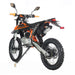 X-PRO Hawk 125cc Dirt Bike with All Lights and 4-speed Manual Transmission! Electric/Kick Start, Big 19"/16" Tires! Zongshen Brand Engine - DB-K015-Orange