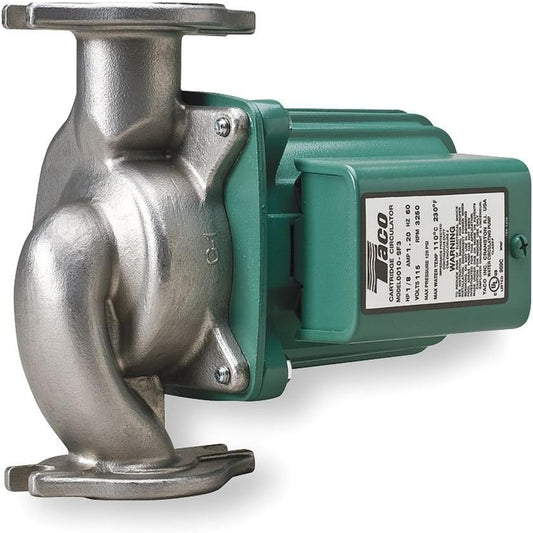 Taco Stainless Steel Circulator Pump 1/6 HP 115V - 2400-30S-3P
