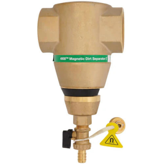 TACO 49MD-200T-2 2 Inch Brass 4900 Series Magnetic Dirt Separator - 49MD-200T-2
