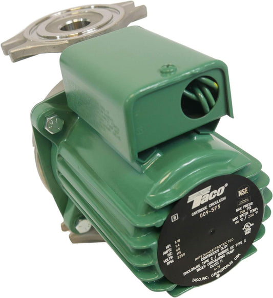 Taco High Velocity Cartridge Circulator Pump 115V 1/8 HP - 009-SF5