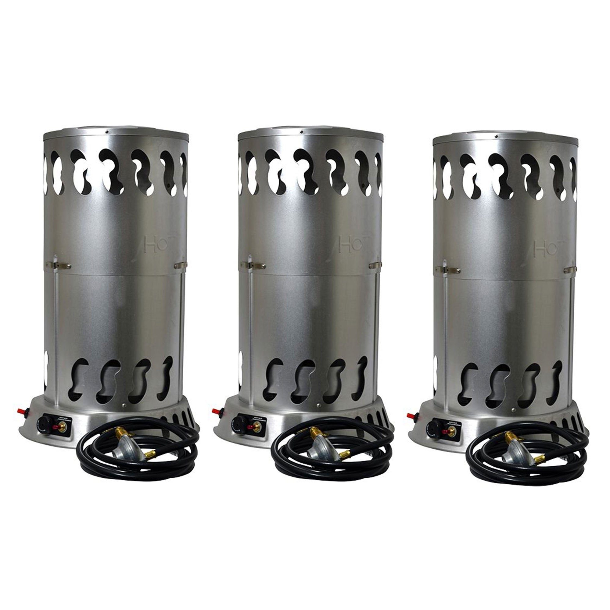 Mr. Heater 200,000 BTU Portable Outdoor LP Propane Gas Powered Heater, (3 Pack) - 173823