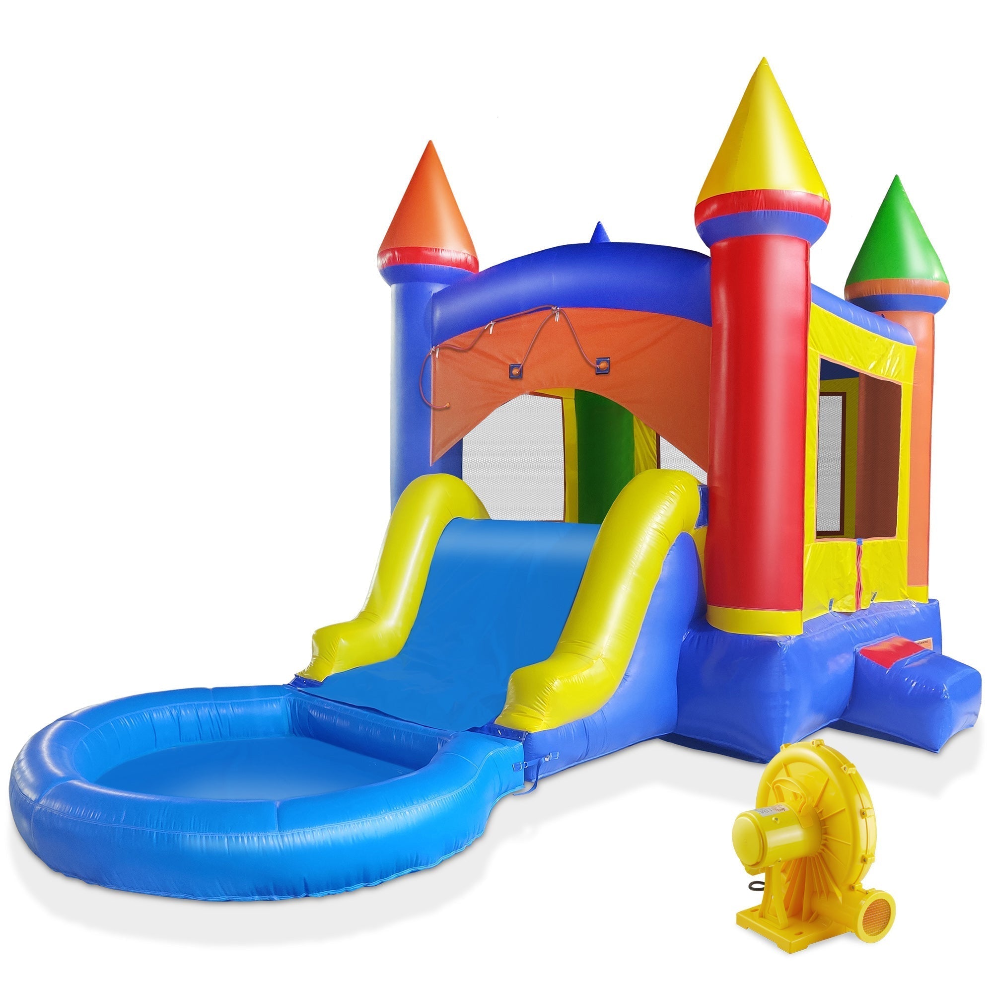 Commercial Inflatable Bounce House with Water Slide and Blower - Backyard Provider