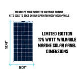 Orion 175 Watt Walkable Marine Solar Panel - Orion Limited Edition