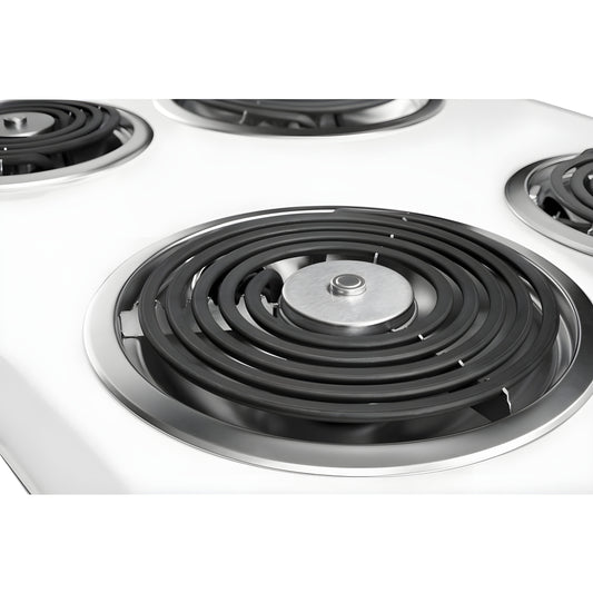 WHIRLPOOL WCC31430AW 30" Electric Cooktop with Dishwasher-Safe Knobs - WCC31430AW