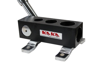 KAKA Industrial RA-2 Manual Pipe Notcher, 3/4”, 1”, 1-1/4” (Inside diameter) Notcher Capacity, Light Weight, 90 Degree High Precision Steel Tube Notcher, Steel Tube and Pipe Notcher - 176204