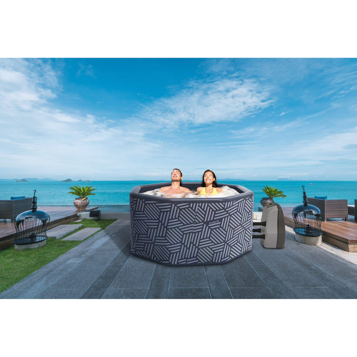 JLeisure Avenli 940L 67 Inch 5 Person Inflatable Hexagon Hot Tub Victory Spa - 246799