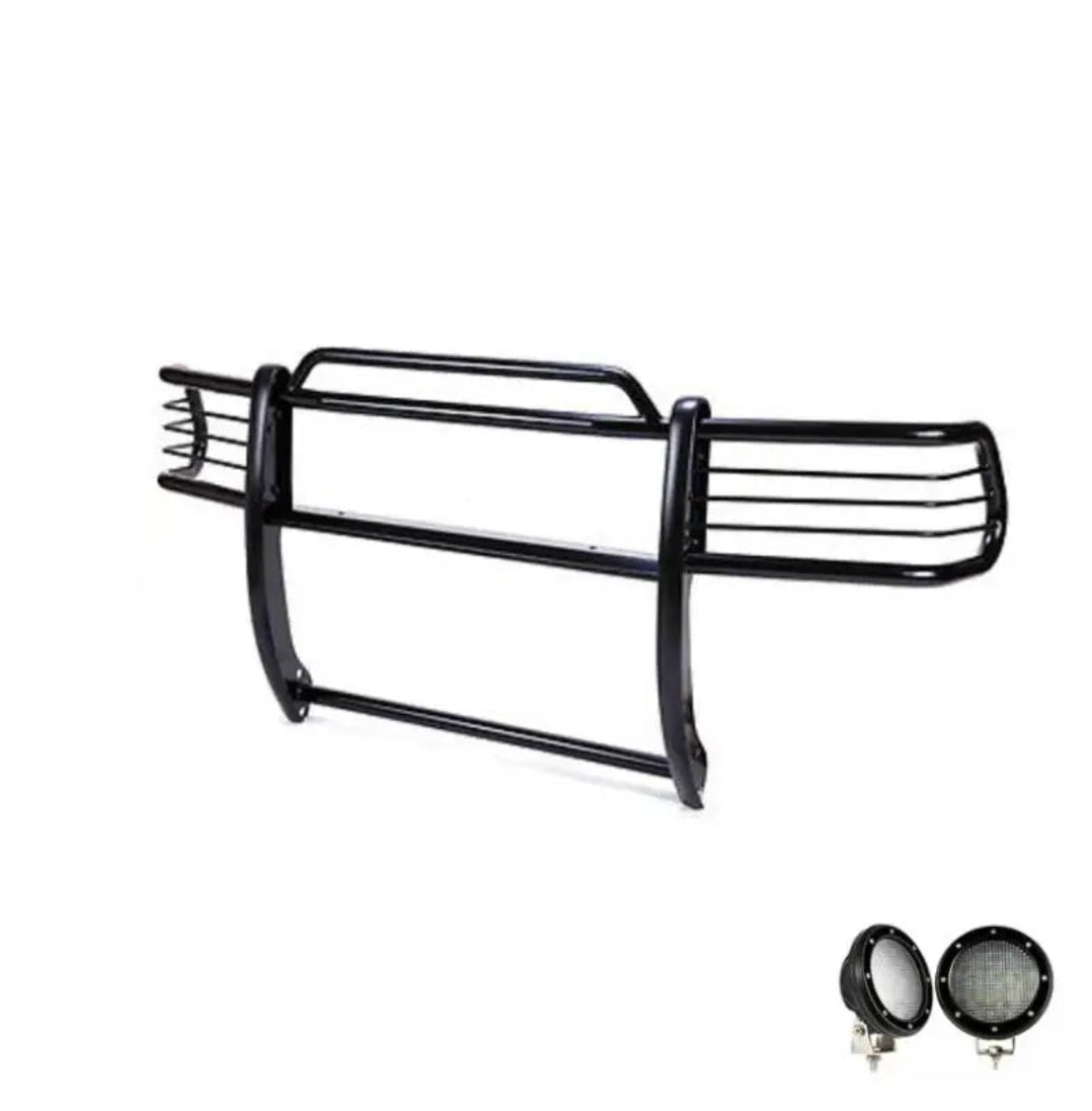 Black Horse 17BH23MA-PLFB Grille Guard Kit - BLK17BH23MAFB