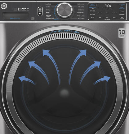 GE APPLIANCES GFW655SSVWW 5.0 cu. ft. Smart Front Load Washer - GFW655SSVWW-KT