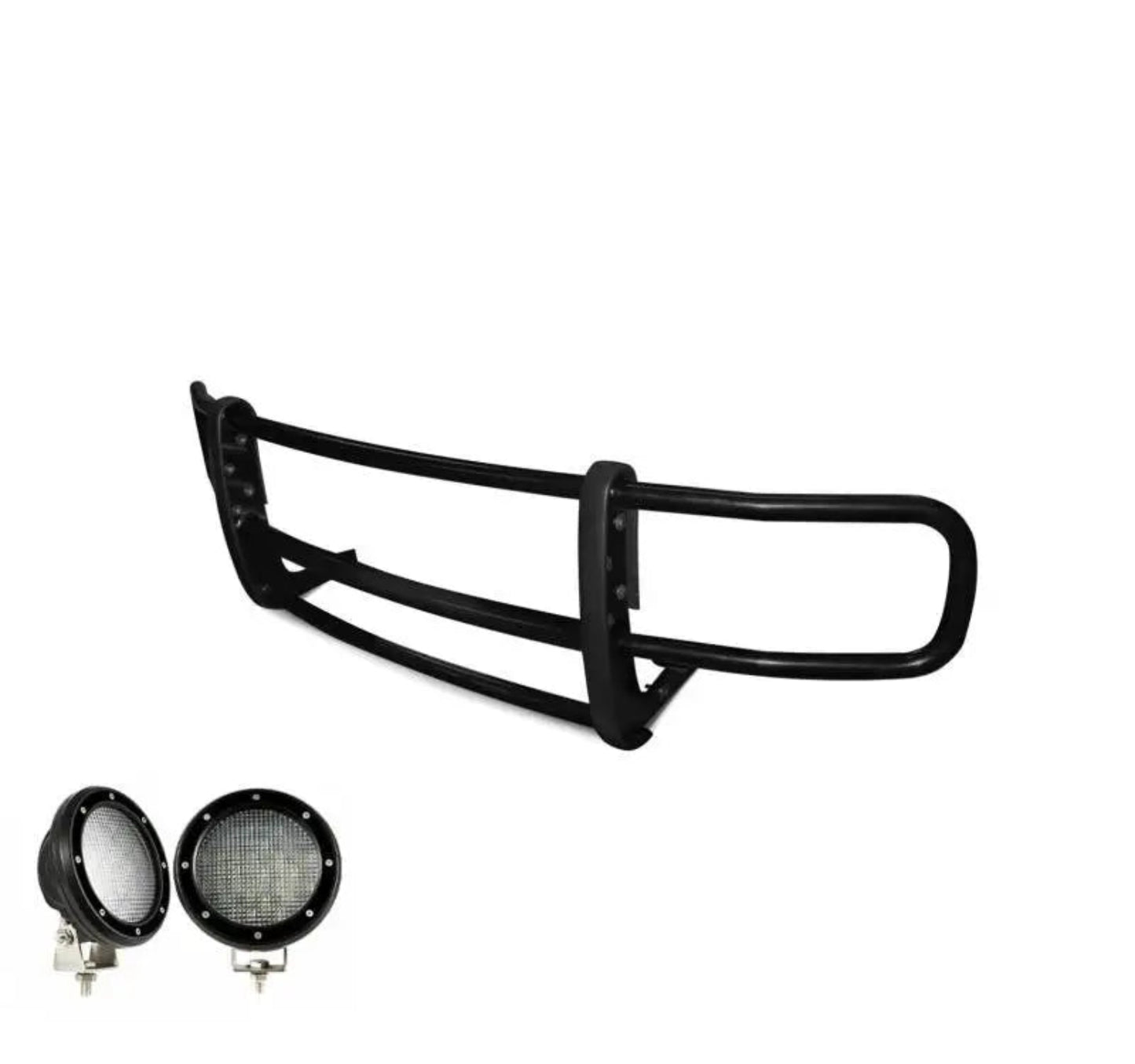 Black Horse 17D501MA-PLFB Spartan Grille Guard Kit - BLK17D501MAFB