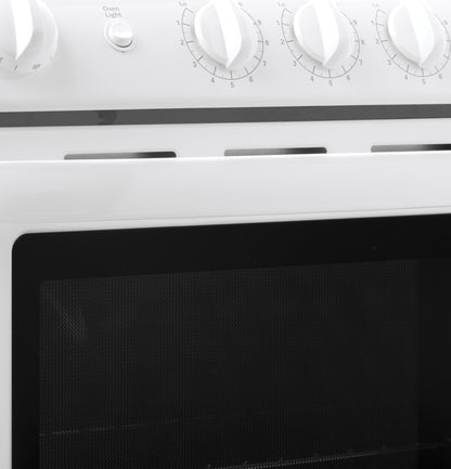 HOTPOINT RAS240DMWW Hotpoint 24" Electric Free-Standing Front-Control Range - RAS240DMWW-KT