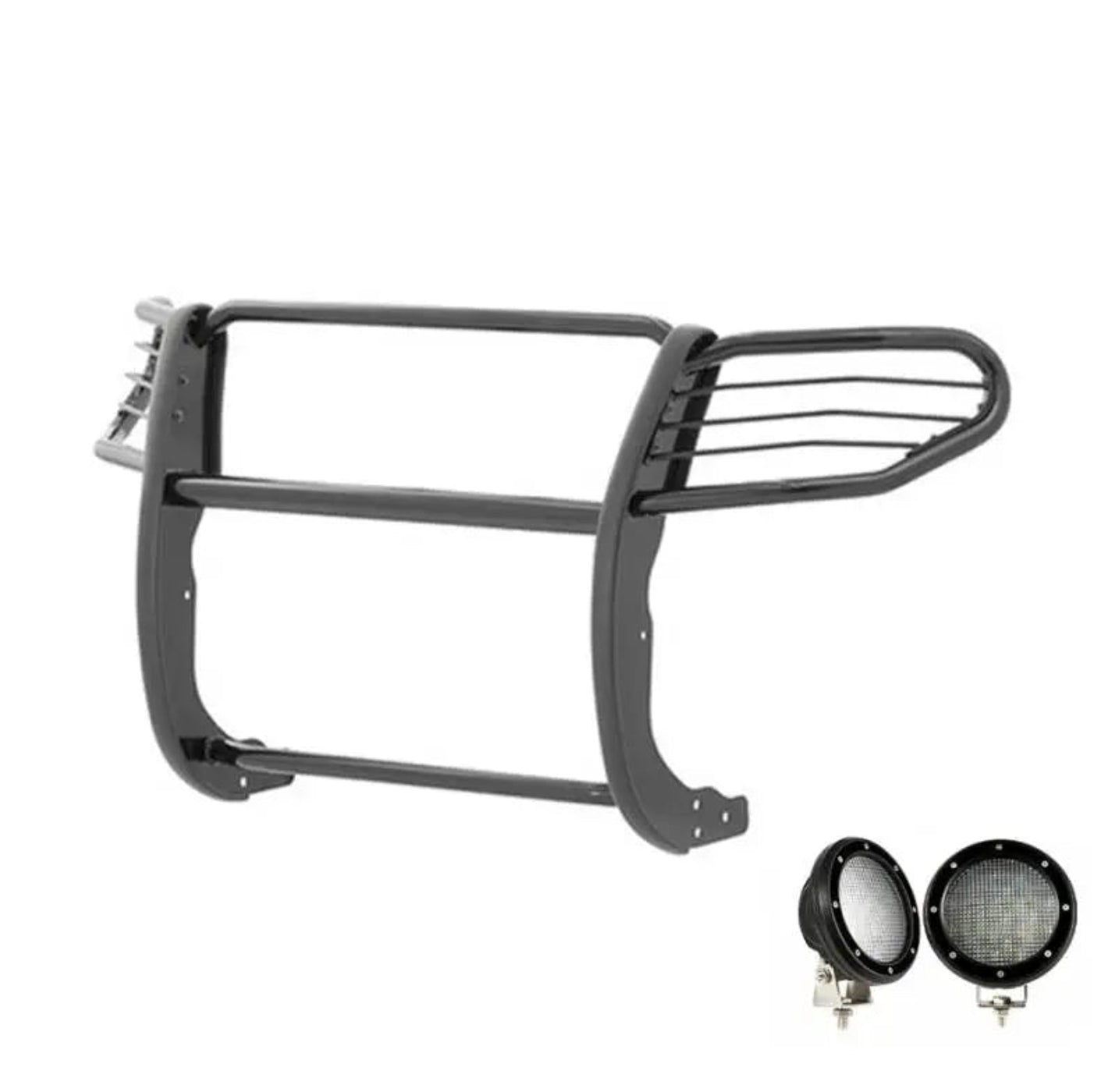 Black Horse 17FJ28MA-PLFB Grille Guard Kit - BLK17FJ28MAFB