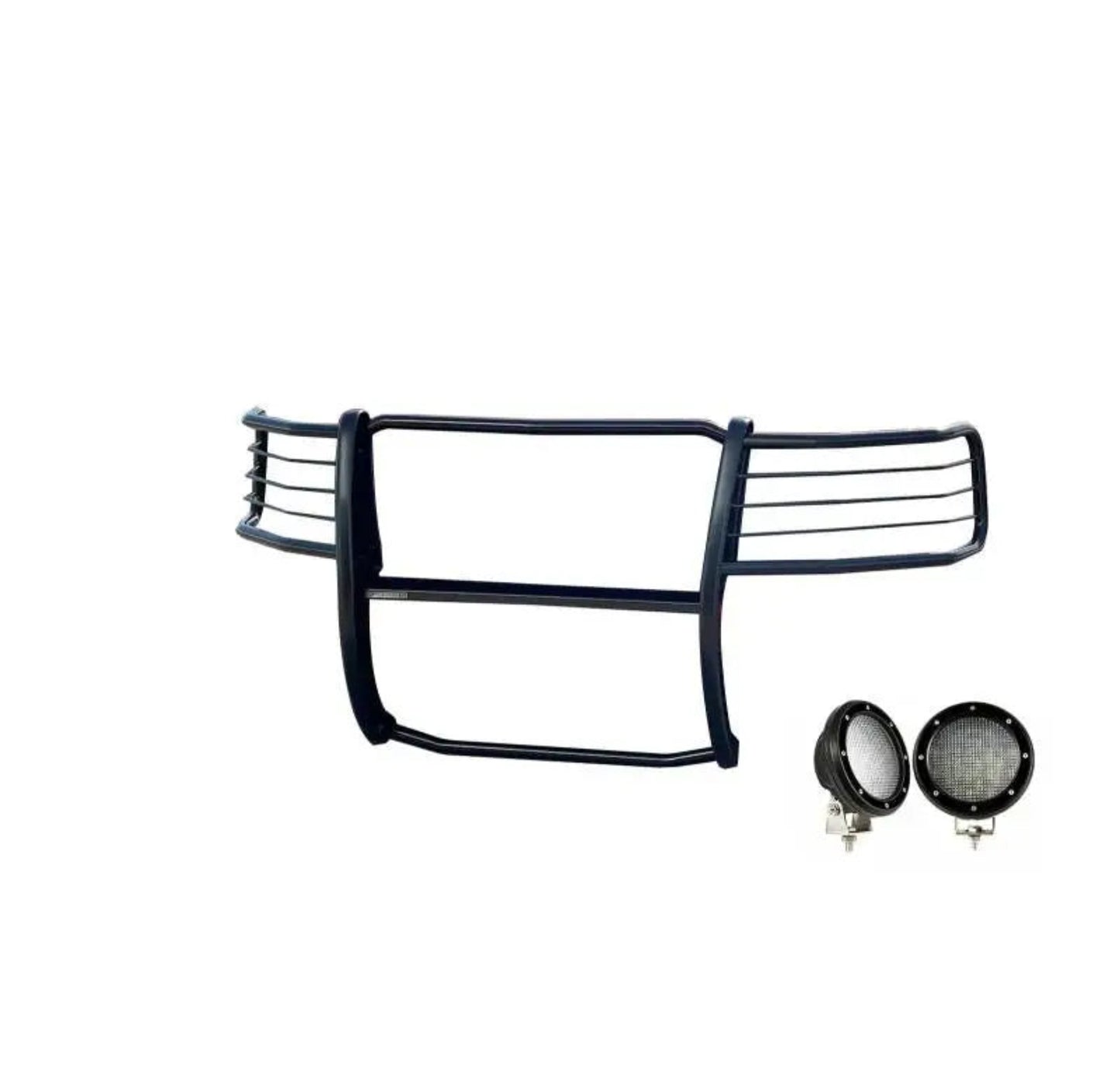 Black Horse 17FP28MA-PLFB Grille Guard Kit - BLK17FP28MAFB