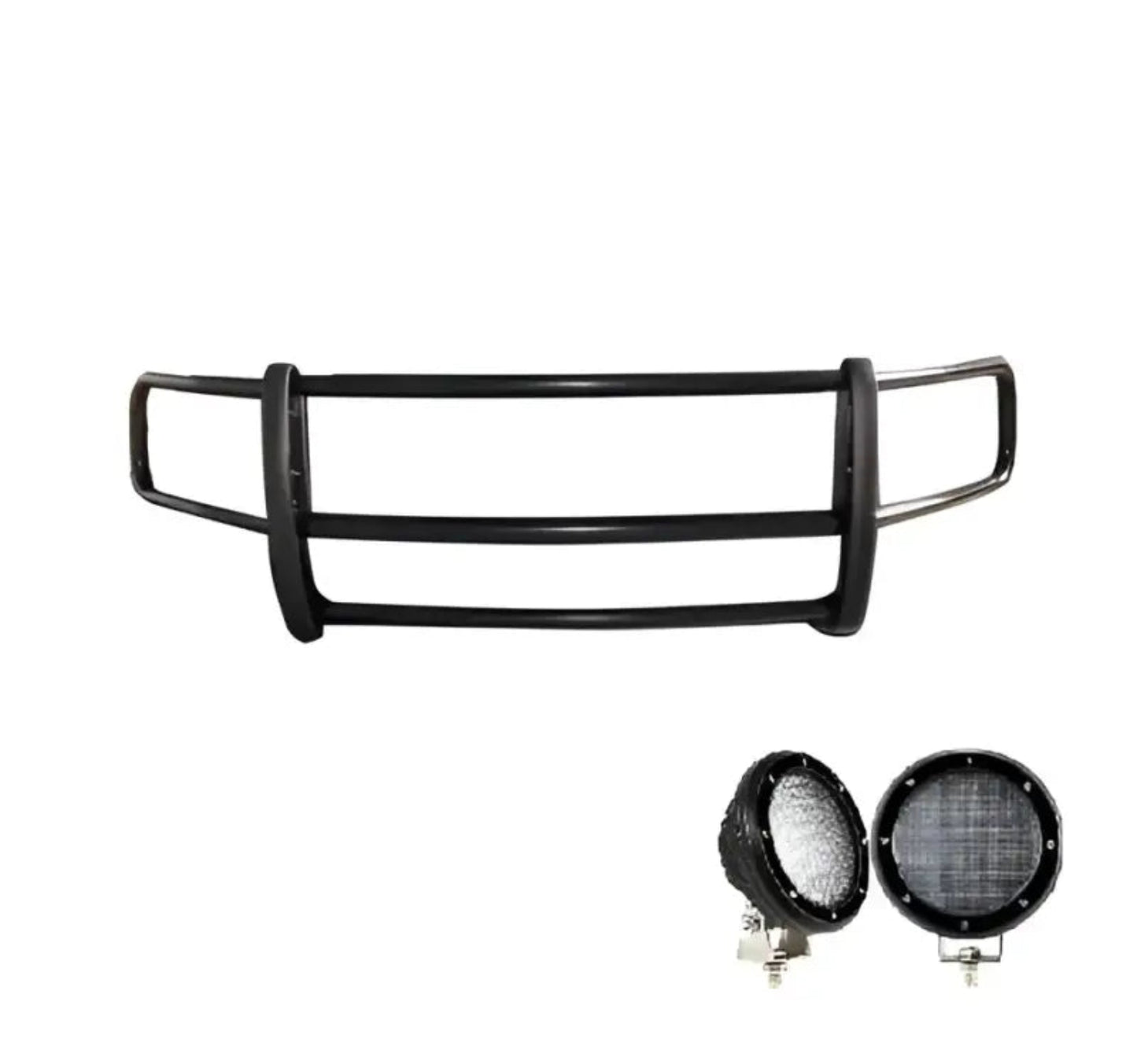 Black Horse 17FT20MA-PLFB Spartan Grille Guard Kit - BLK17FT20MAFB