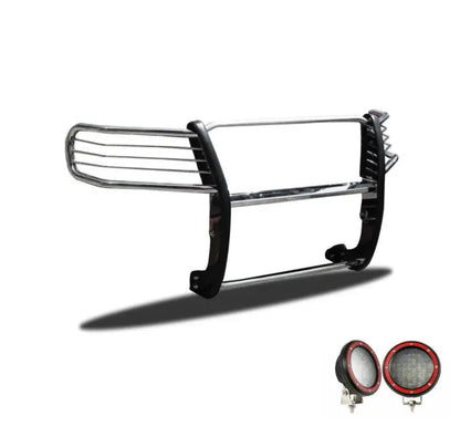 Black Horse 17H151402MSS-PLFR Grille Guard Kit - BLK17H151402R