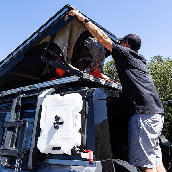 BadAss Tents Land Rover 2020-22 Defender 110 Convoy™ Rooftop Tent - Preassembled - 1801-0104A