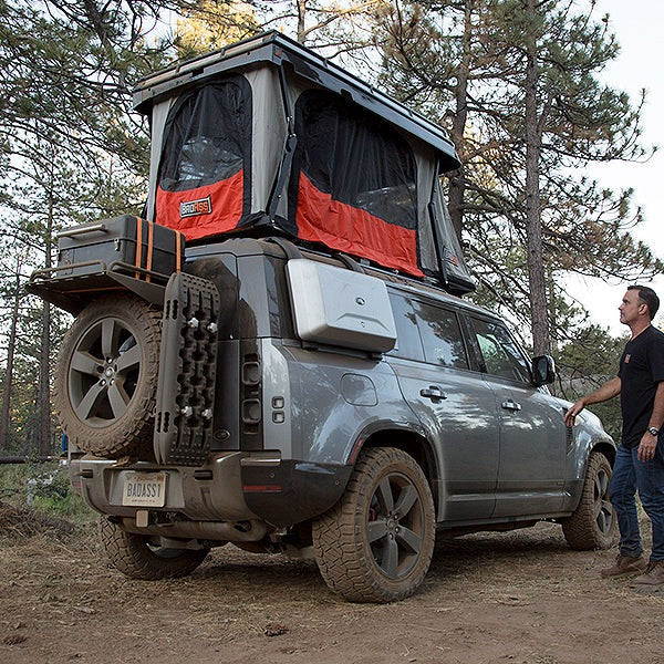 BadAss Tents Land Rover 2020-22 Defender 110 Convoy™ Rooftop Tent - Preassembled - 1801-0104A