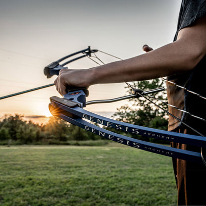 Genesis Archery Compound Bow Adjustable Sizing for Right Handed, Blue (4 Pack) - 323636