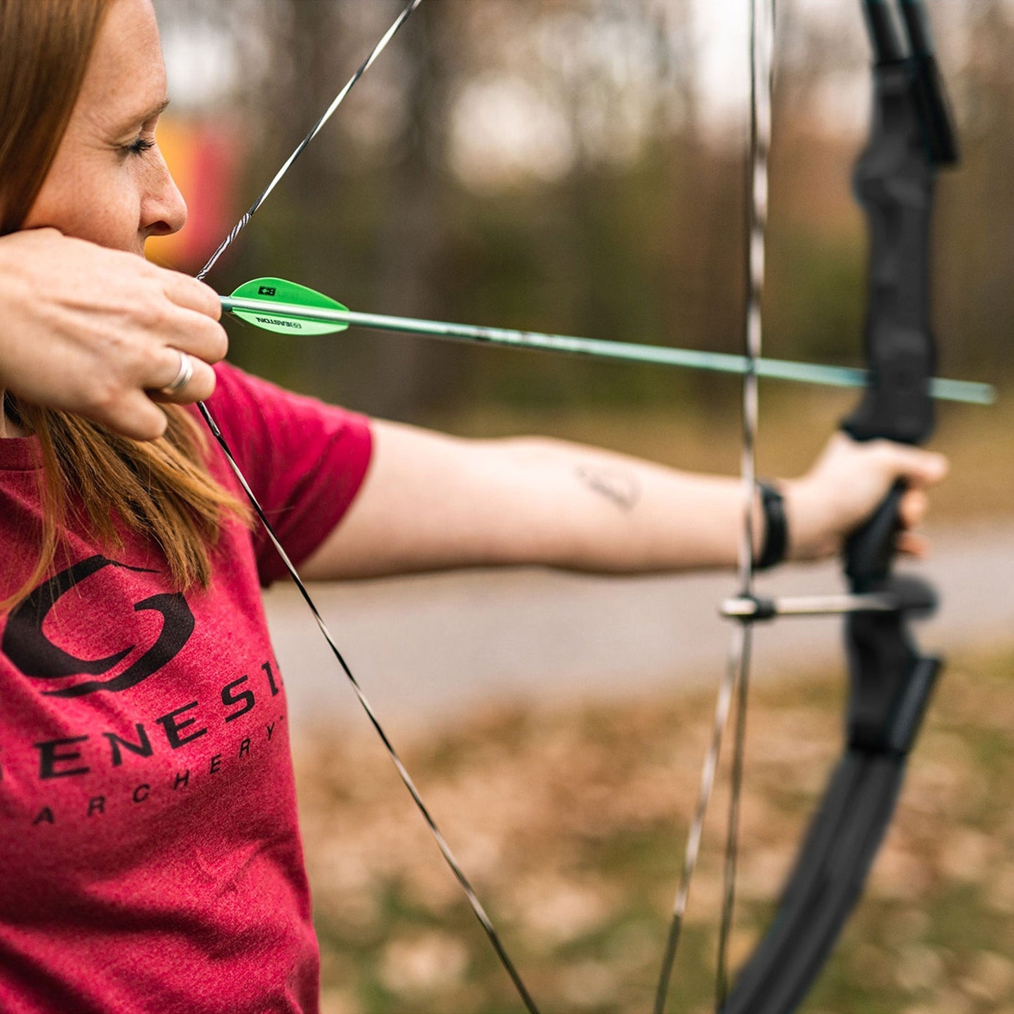 Genesis Archery Compound Bow Adjustable Sizing for Left Handed, Black (2 Pack) - 323649