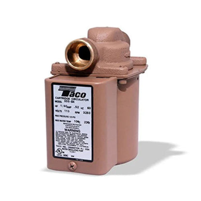 Taco Bronze Circulator Pump 3/4-Inch Sweat with Line Cord, Analog Timer and Integral Check Valve - 006-BC7-PNP