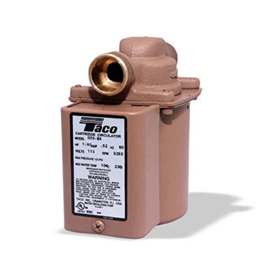 Taco Bronze Circulator Pump 3/4-Inch Sweat with Line Cord, Analog Timer and Integral Check Valve - 006-BC7-PNP
