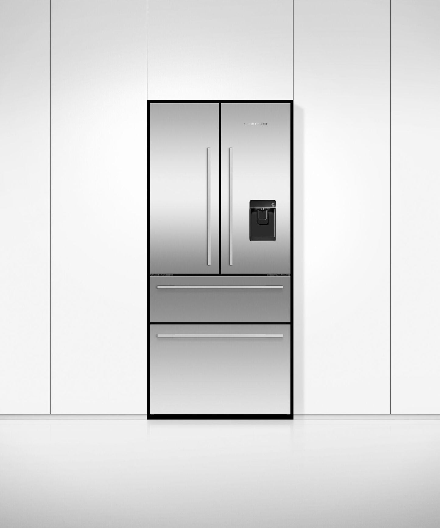 FISHER & PAYKEL RF172GDUX1 Freestanding French Door Refrigerator Freezer, 32", 16.8 cu ft, Ice & Water - RF172GDUX1-KT