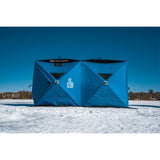 CLAM Portable 6 x 12 Ft C-720 Pop Up Ice Fishing Thermal Hub Shelter Tent - 189642