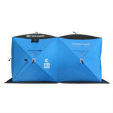 CLAM Portable 6 x 12 Ft C-720 Pop Up Ice Fishing Thermal Hub Shelter Tent - 189642