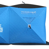 CLAM Portable 6 x 12 Ft C-720 Pop Up Ice Fishing Thermal Hub Shelter Tent - 189642