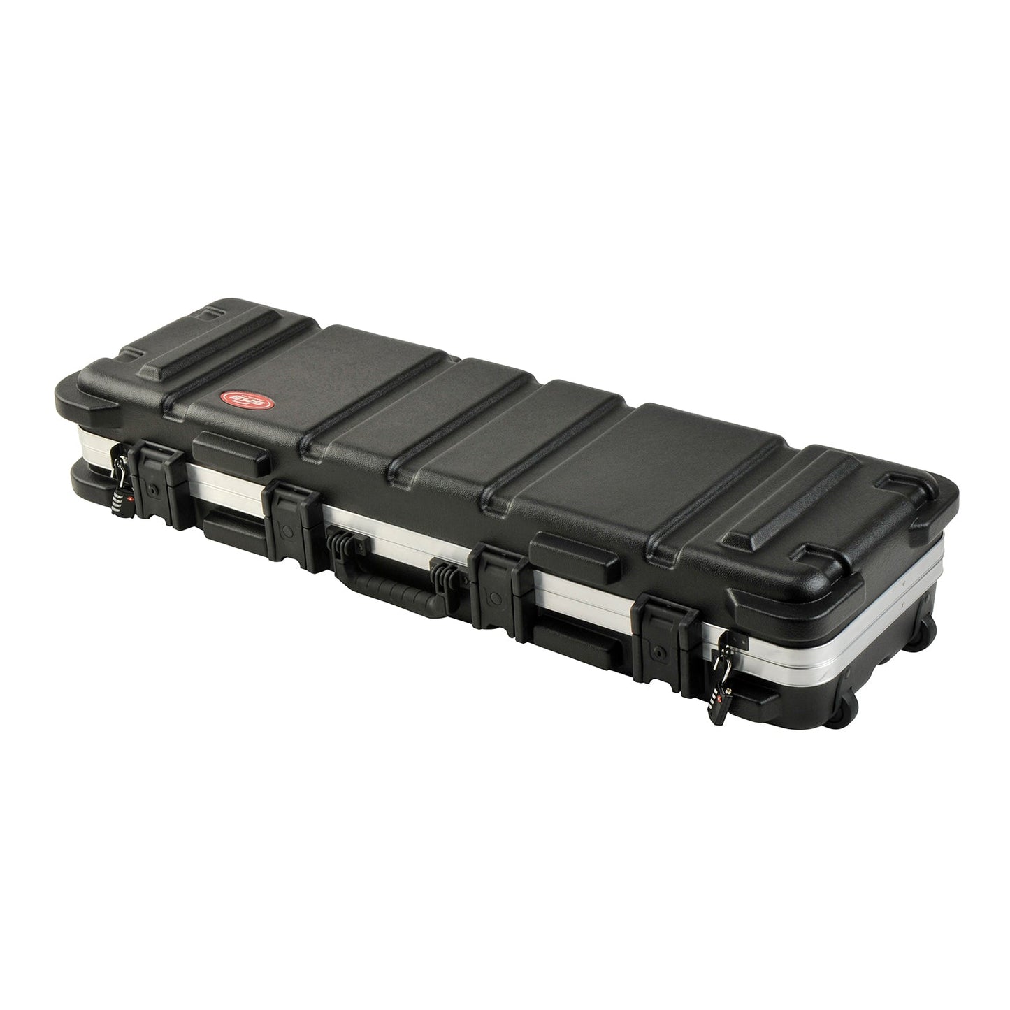 SKB Cases 4009 Hard Exterior Waterproof Short Double Rifle Transport Case, Black - 189869