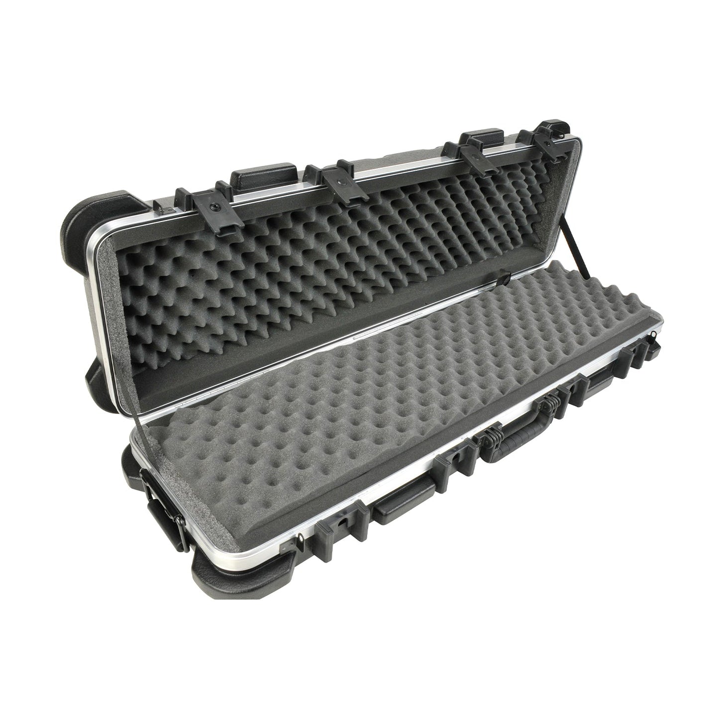 SKB Cases 4009 Hard Exterior Waterproof Short Double Rifle Transport Case, Black - 189869