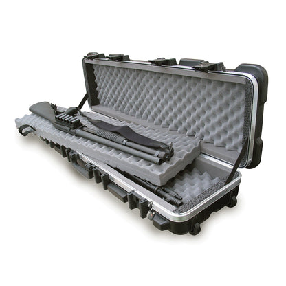 SKB Cases 4009 Hard Exterior Waterproof Short Double Rifle Transport Case, Black - 189869