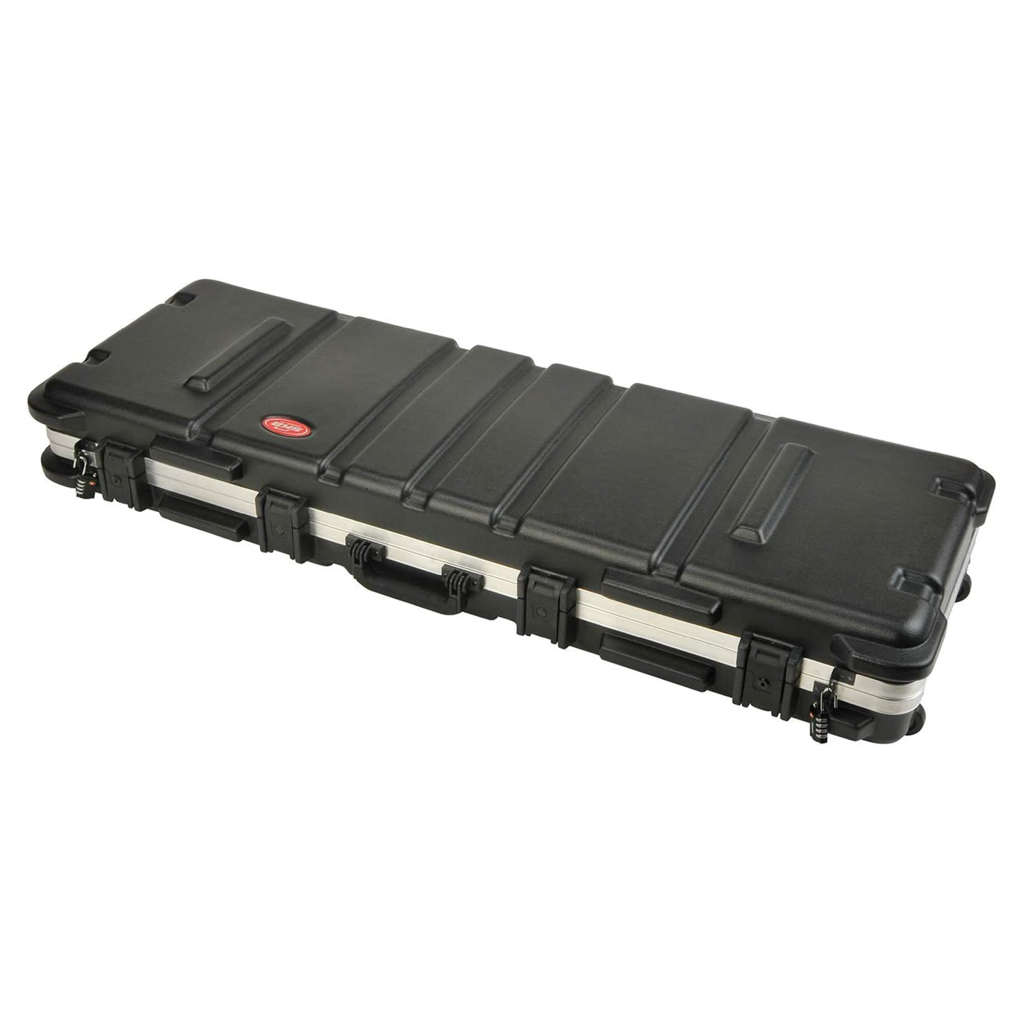 SKB Cases 2SKB-5014 Hard Exterior Waterproof ATA 50-Inch Double Bow Case, Black - 189871