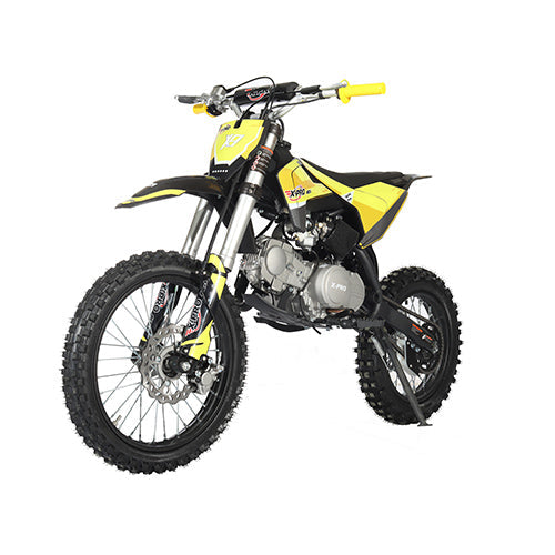 X-PRO X9 125cc Dirt Bike with 4-Speed Manual Transmission, Kick Start, Big 17"/14" Tires! Zongshen Brand Engine - DB-K001-Red2