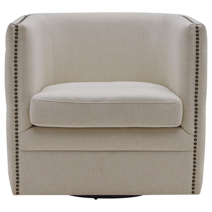New Pacific Direct Leslie Fabric Swivel Tufted Chair - 900148-276