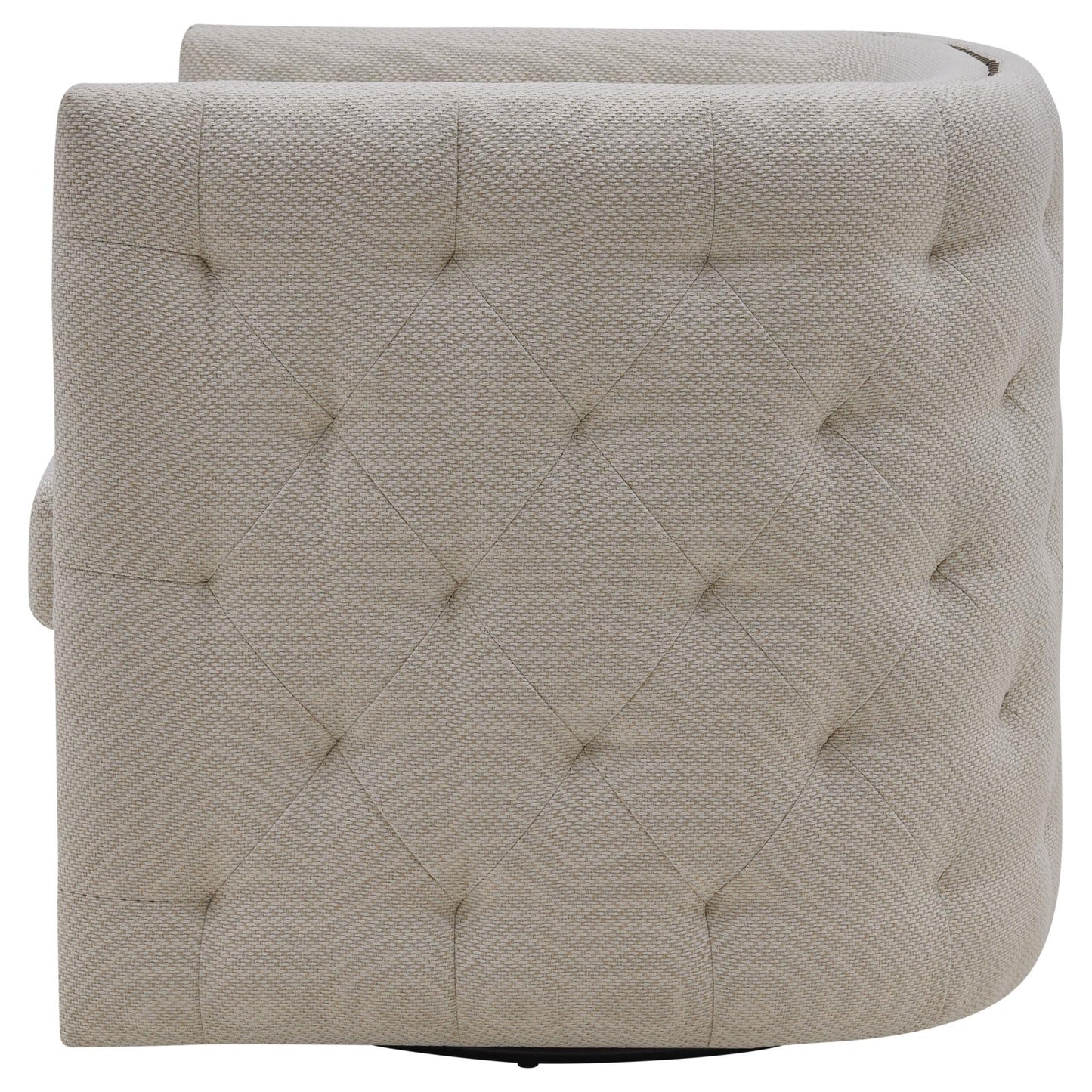 New Pacific Direct Leslie Fabric Swivel Tufted Chair - 900148-276