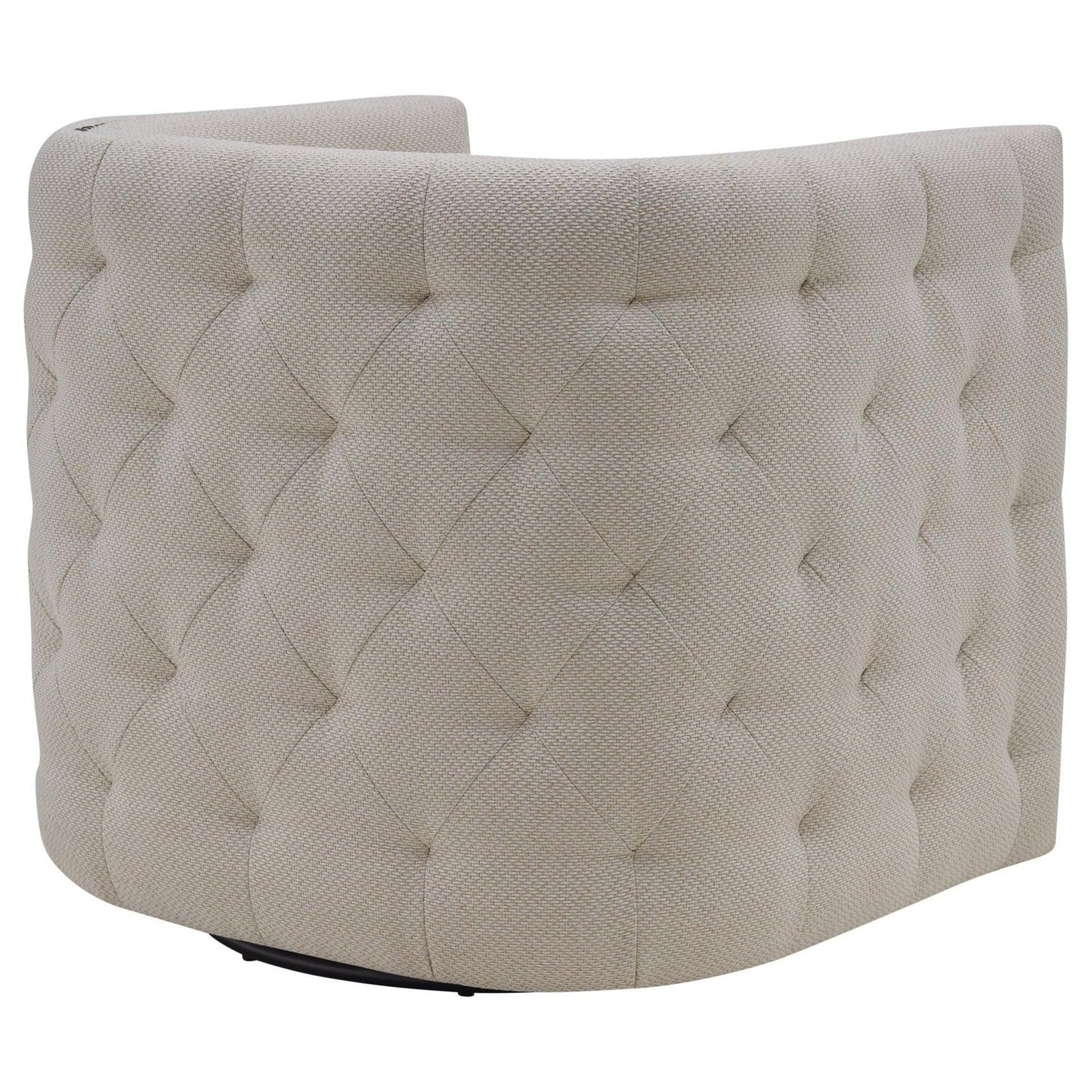 New Pacific Direct Leslie Fabric Swivel Tufted Chair - 900148-276