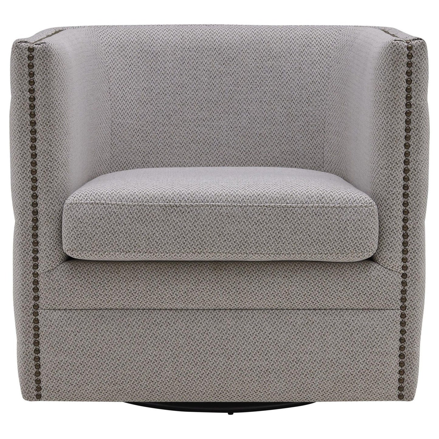 New Pacific Direct Leslie Fabric Swivel Tufted Chair  - 1900148-410