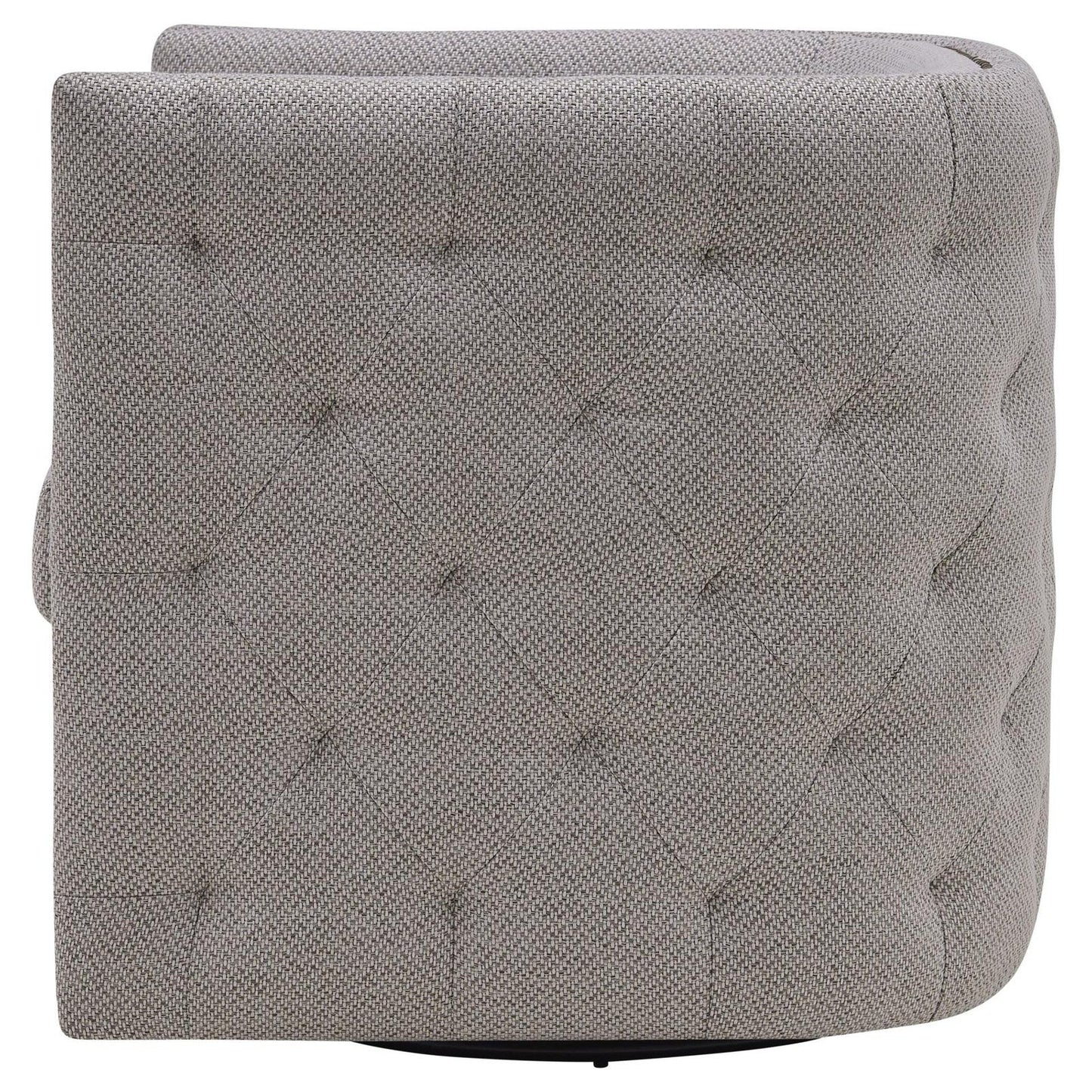 New Pacific Direct Leslie Fabric Swivel Tufted Chair  - 1900148-410