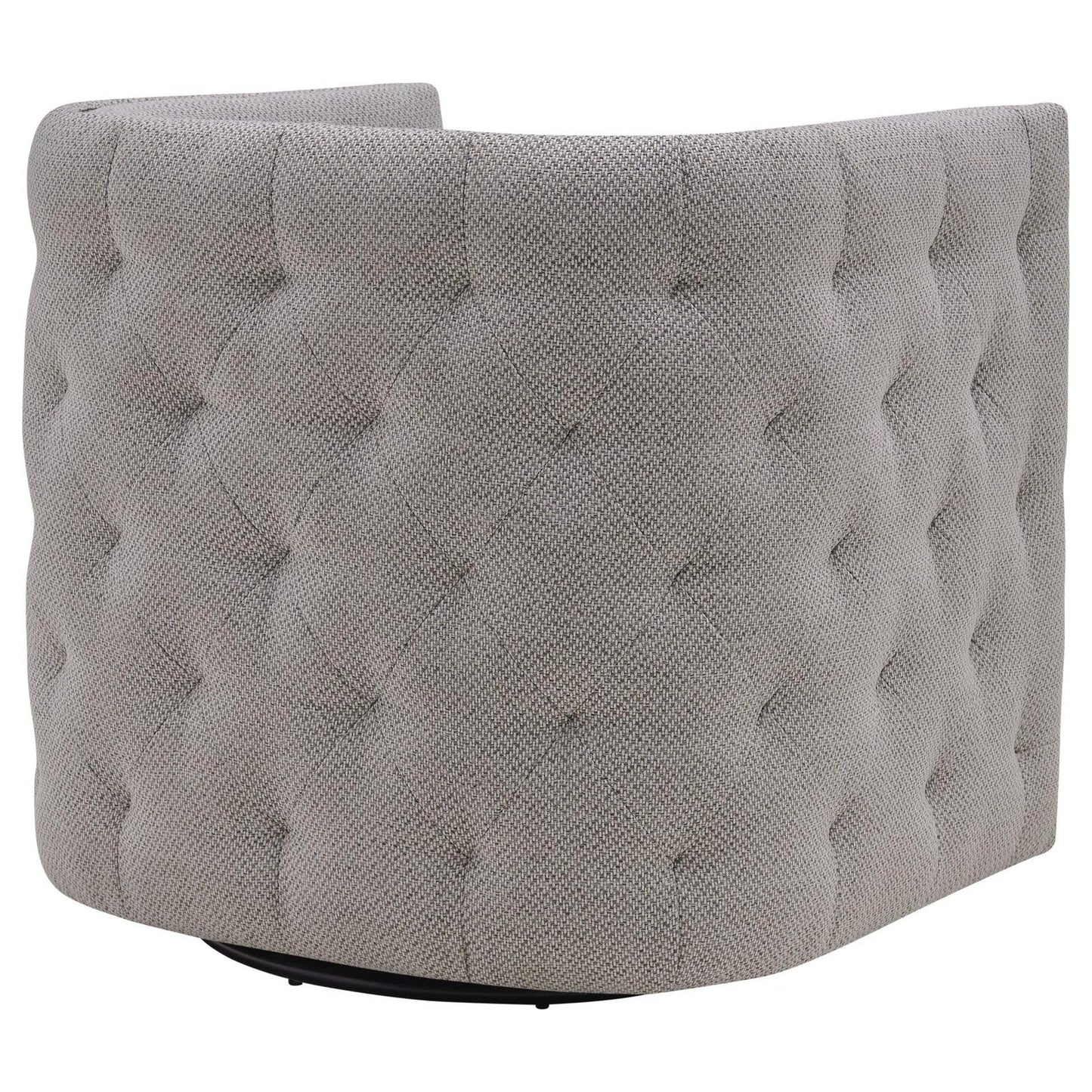 New Pacific Direct Leslie Fabric Swivel Tufted Chair  - 1900148-410