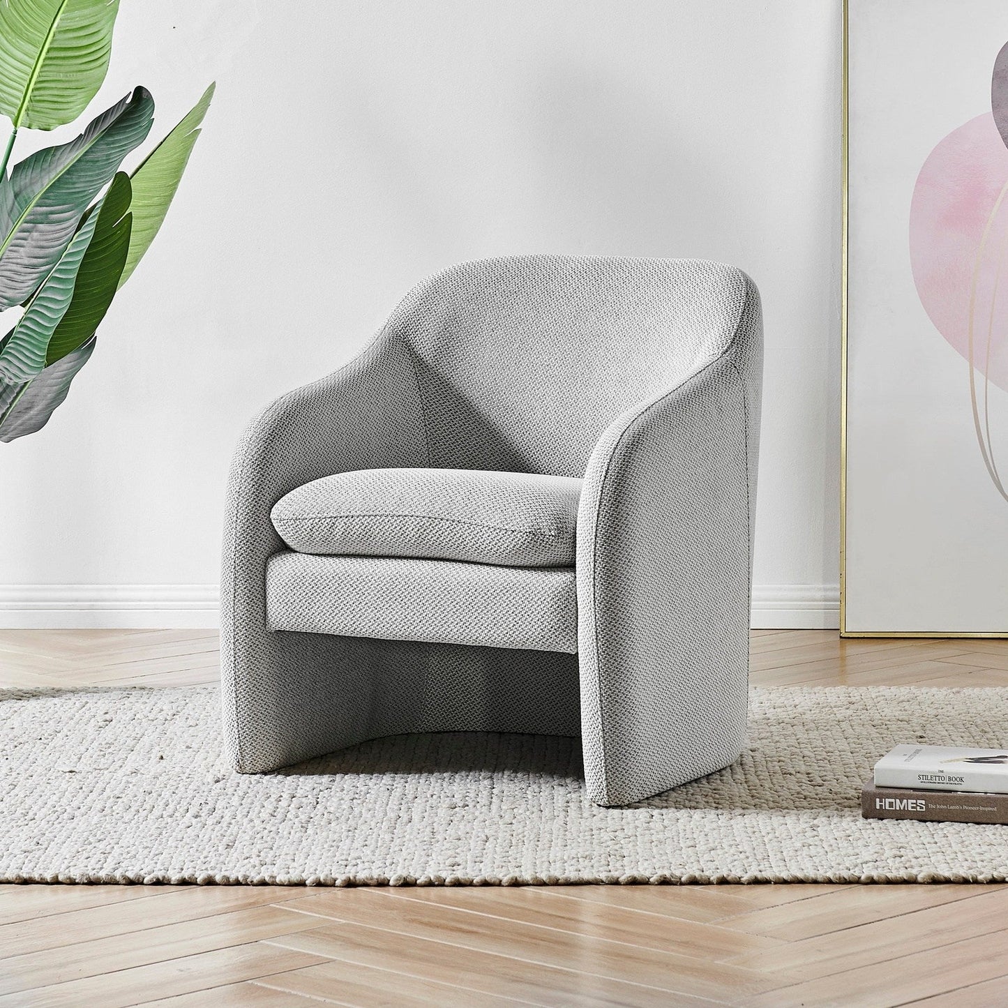 New Pacific Direct Zella Fabric Accent Arm Chair  - 1900173-410