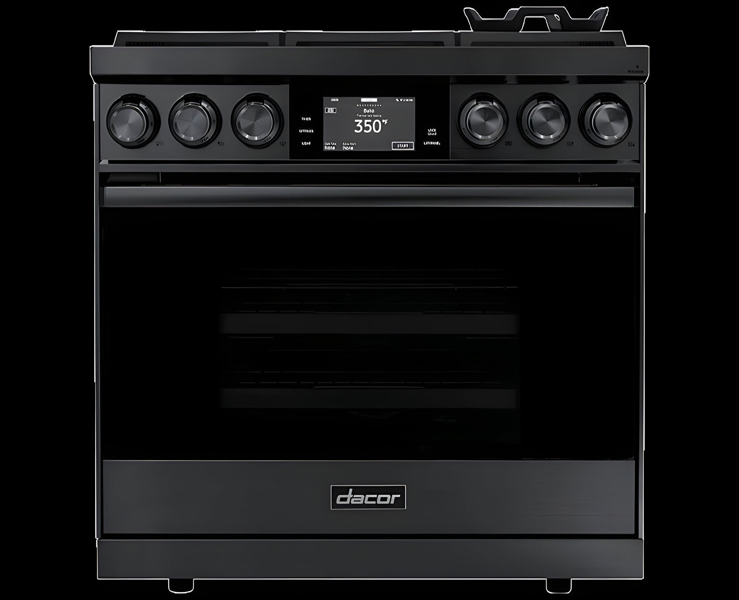 DACOR 36" Range, Graphite Stainless Steel, Liquid Propane - DOP36M86DPM-KT