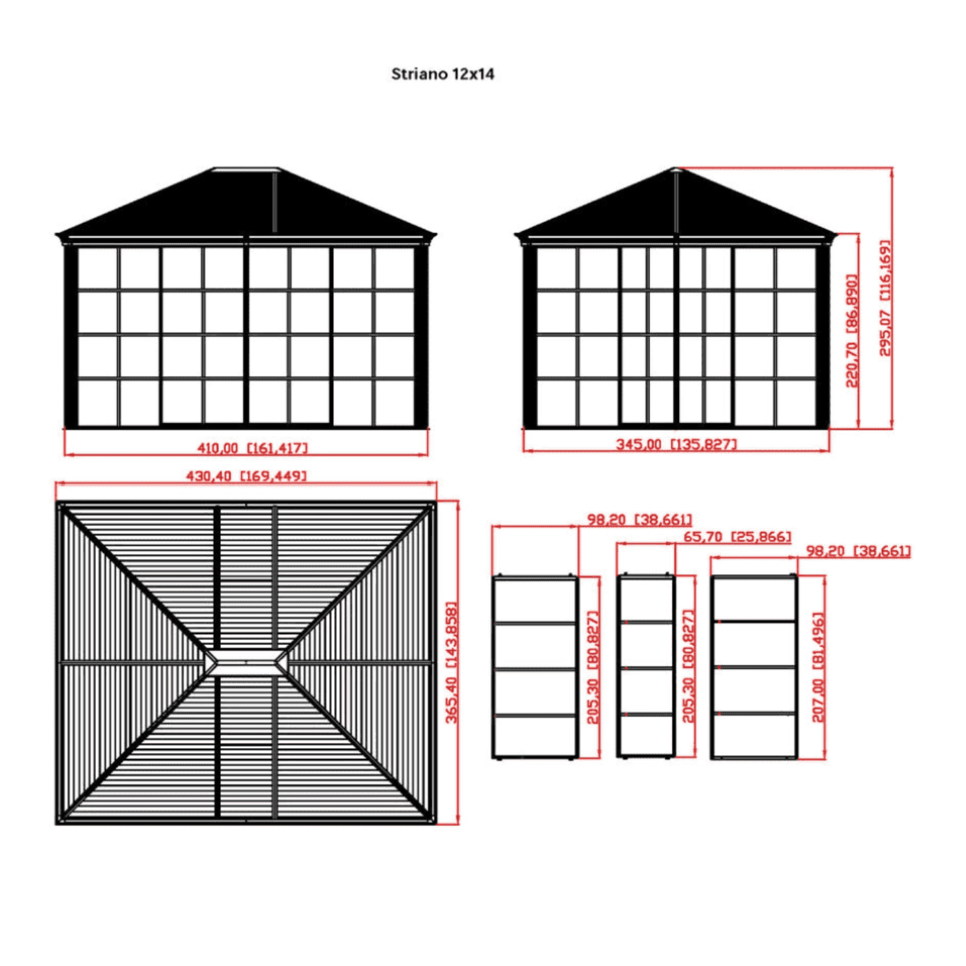 Sojag Gazebo Striano Screen House