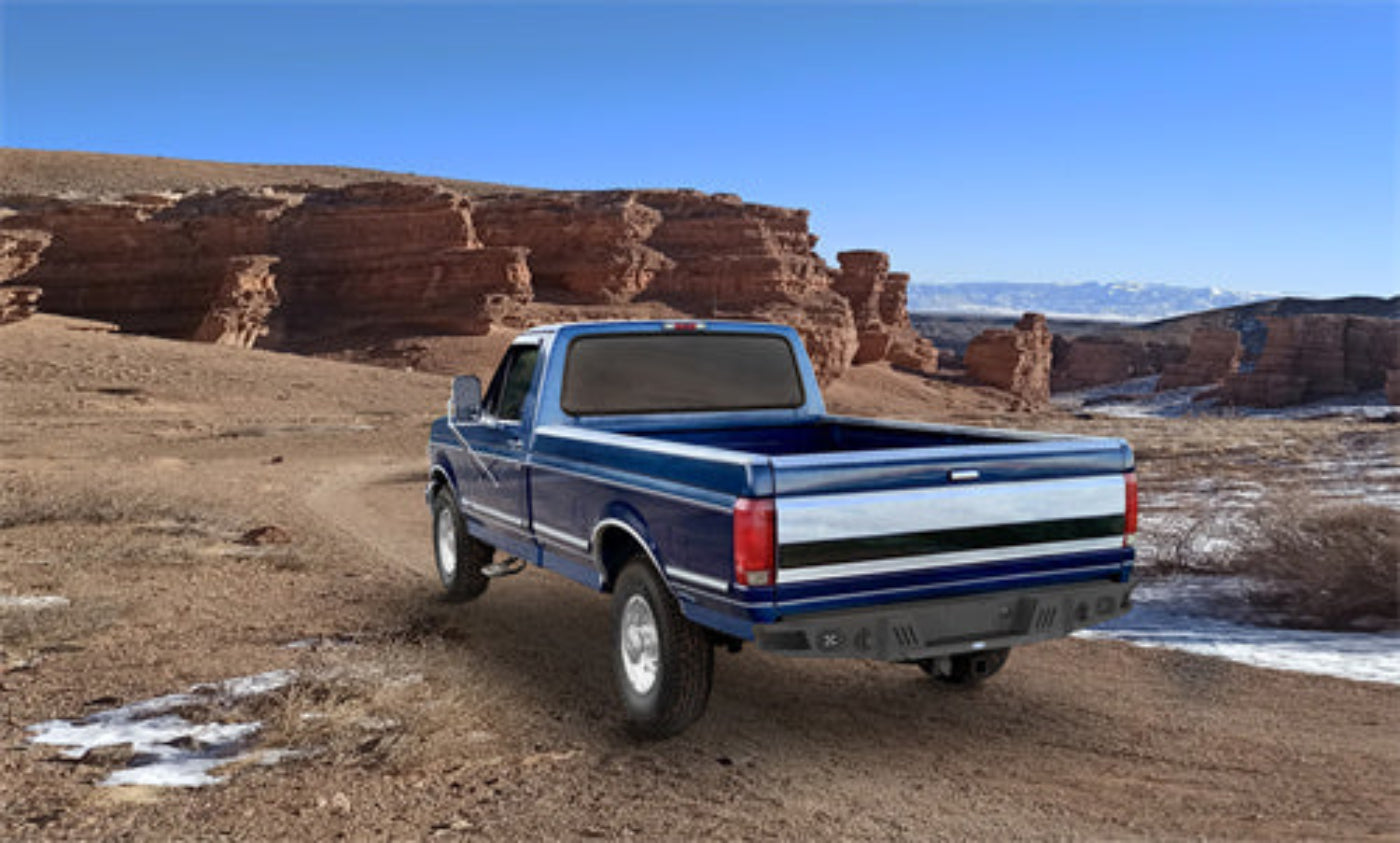 1992-1996 Ford Rear Bumper F-150 F-250 F-350 - Hooke Road - HE.8541