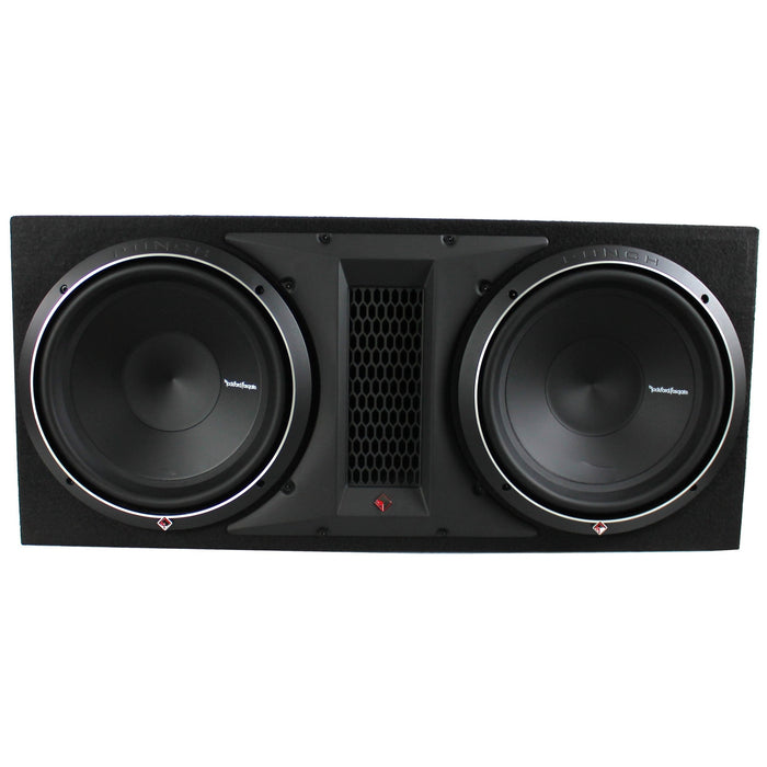 Rockford Fosgate 12 Inch 2400 Watt Dual Loaded Subwoofer Sub Enclosure 4 Pack - 193893