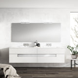 Lucena Bath Vision 80" Contemporary Wood Double Vanity in 6 colors