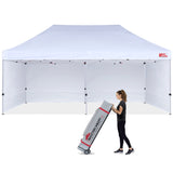 Mastercanopy Commercial Series- 10x10/10x15/10x20 Pop-up Canopy Tent with Sidewalls - B07XFM1KMJ