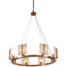 Jamie Young Halo Chandelier, Large -D. 5HALO-LGWH