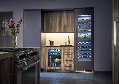 Perlick 24" Wine Reserve with 86 Bottle Capacity, Glass Overlay Door - CR24D-1-4L