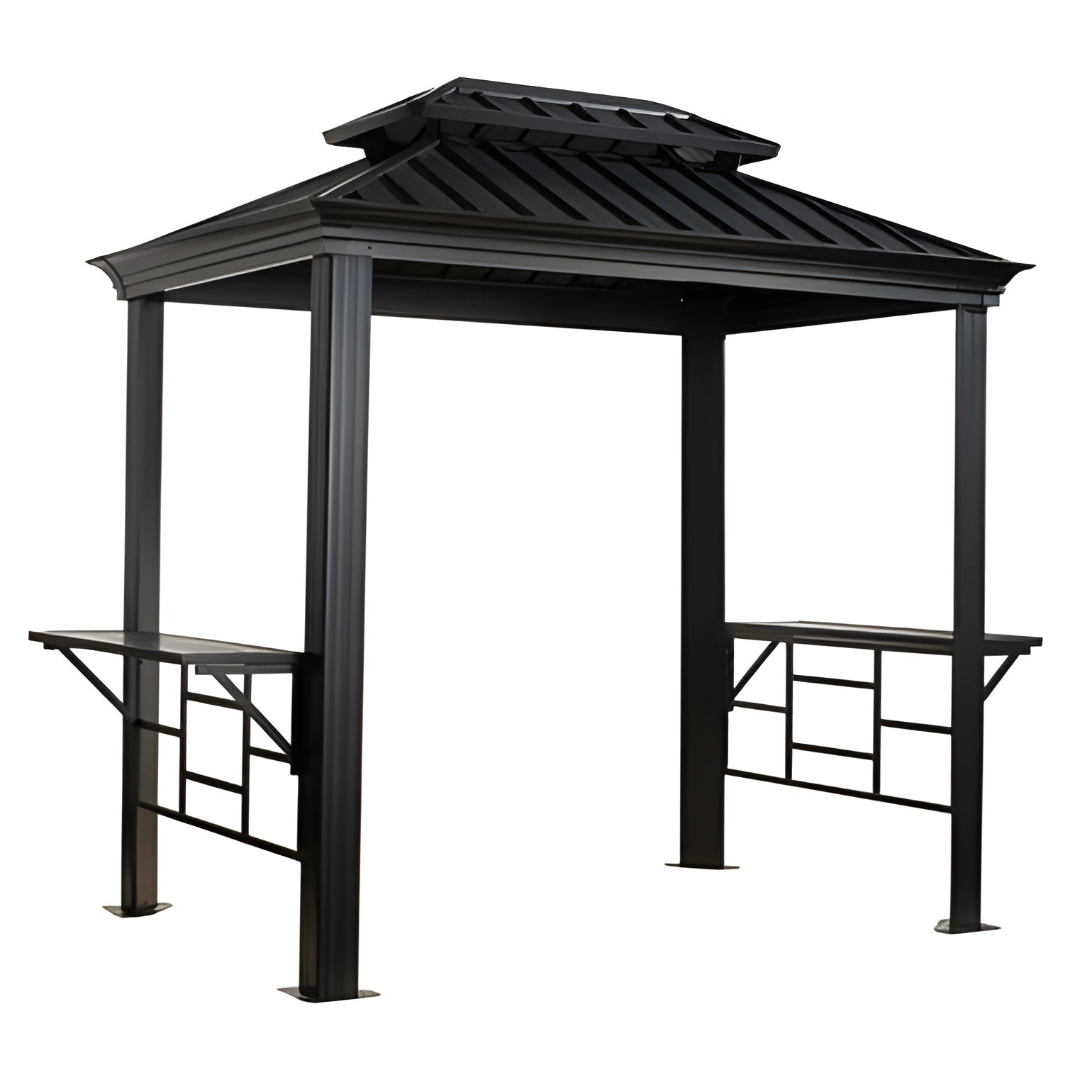 Sojag Gazebo BBQ Messina Grill 6 x 8 ft - Dark grey